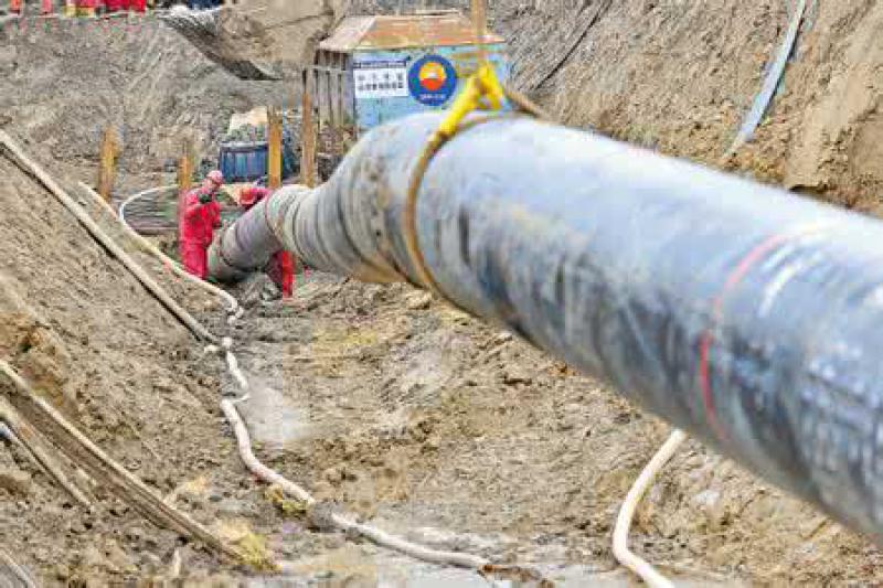 撫錦鄭管道工程在攻堅中提速