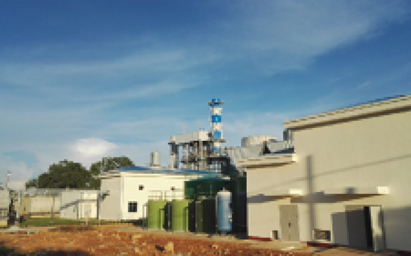 緬甸直通項目2號燃機并網發電