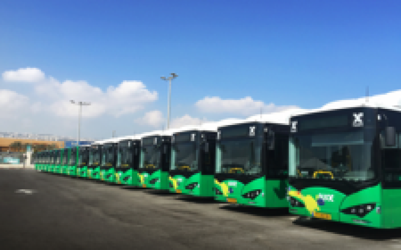比亞迪將電動公交車送往耶路撒冷