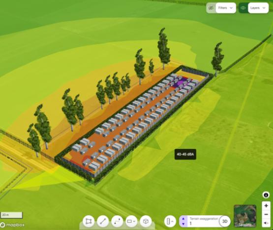 挪威Glint Solar軟件新增BESS噪聲建模功能