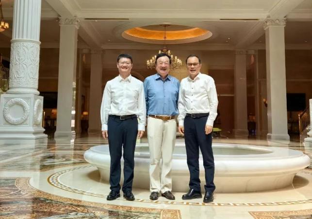 中國長安汽車集團董事長，拜訪任正非