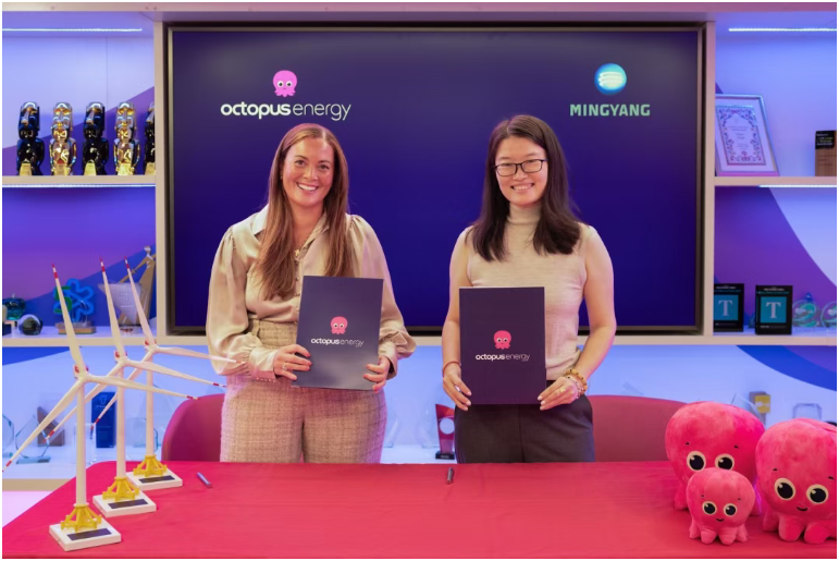 明陽(yáng)智能與章魚能源達(dá)成戰(zhàn)略合作 共推英國(guó)可再生能源普惠發(fā)展加速落地