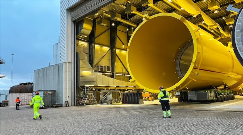 Nordlicht I海上風(fēng)電項(xiàng)目首批單樁基礎(chǔ)提前交付